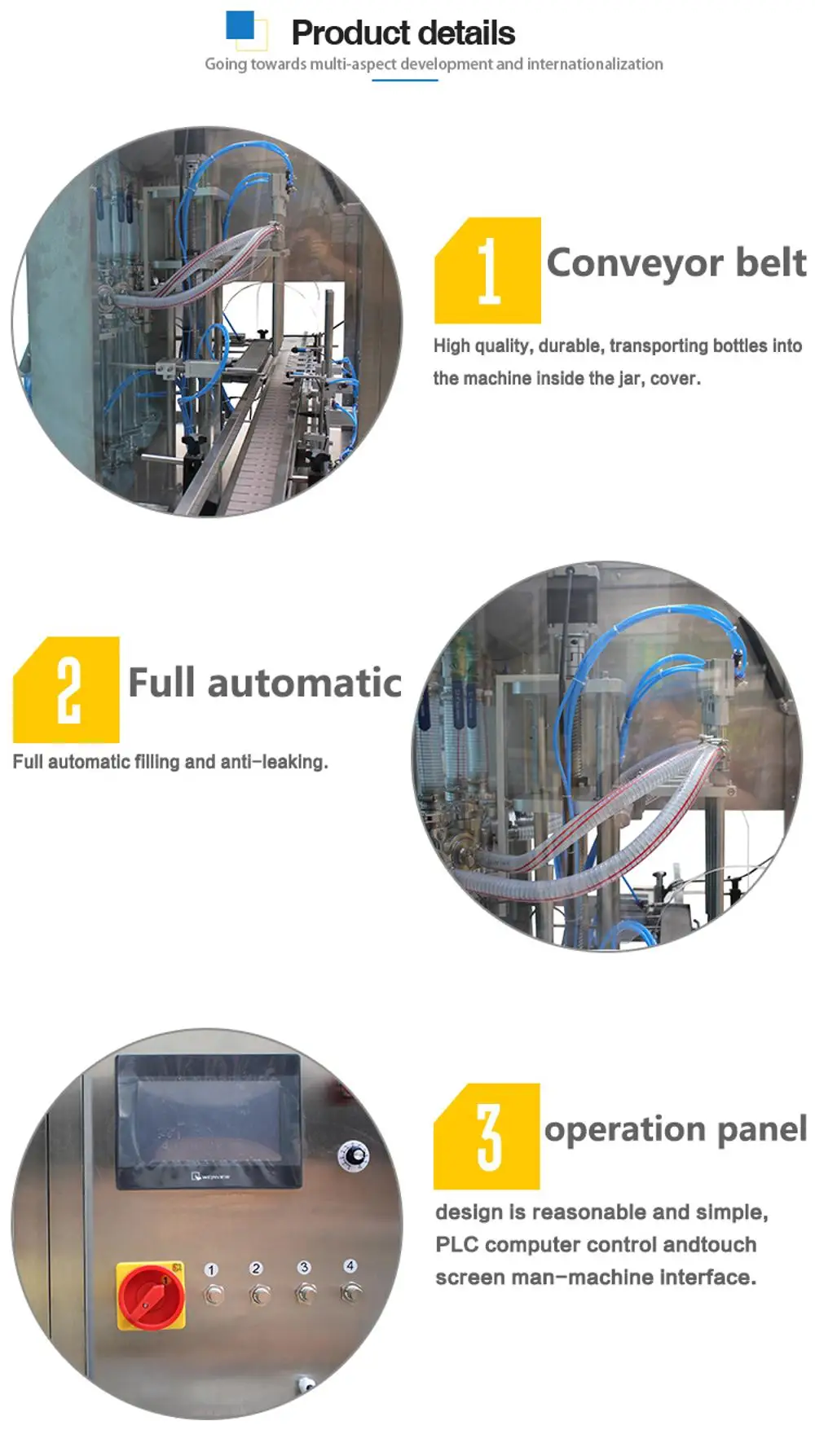 Gt4t-4g-1000 automatic 4 heads liquid and paste filling machine ...