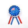 2019 customized Direct Factory Flower ribbon rosette/award ribbon rosette