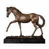 Custom make bronze copper wild horse sculpture statue small size horse crafts office decoration