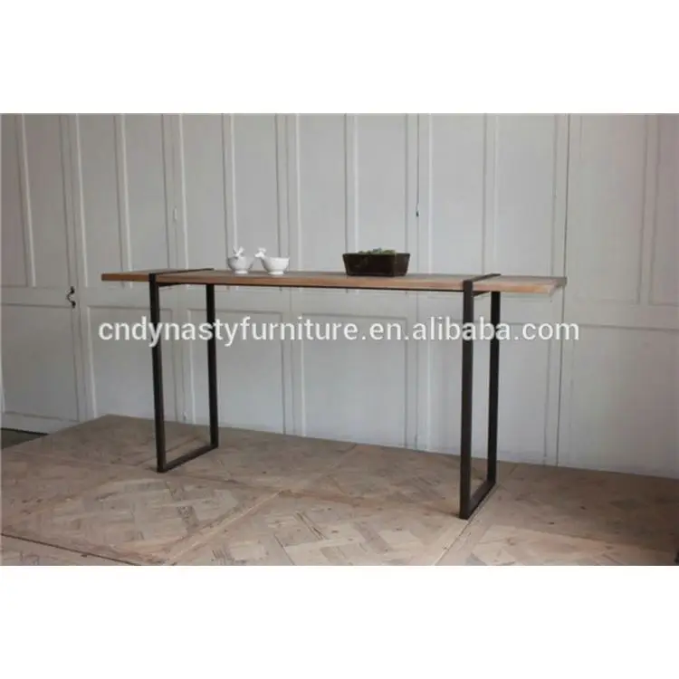 Style Antique Interior Furniture Metal Legs Wooden Style Antique Interior