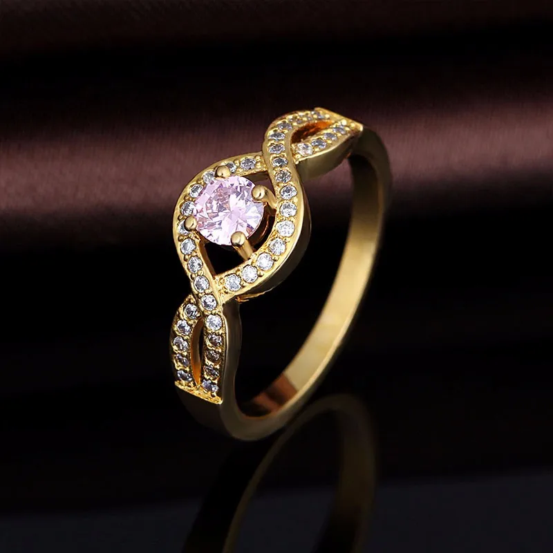 2018 Single Stone Gold Ladies' Finger Ring Models - Buy Gold Ring ...