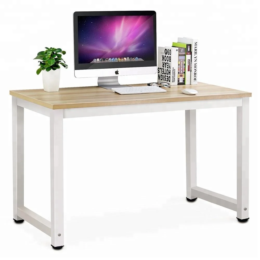Computer Desk Simple Design Double Use In Home Office Laptop Table Pc