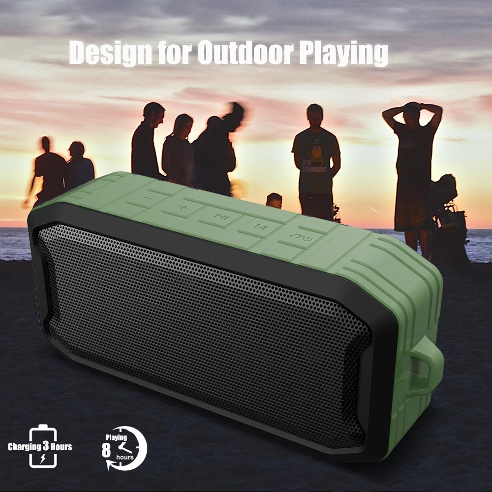 Outdoor waterproof IPX7 portable wireless bluetooth speaker - ANKUX.COM