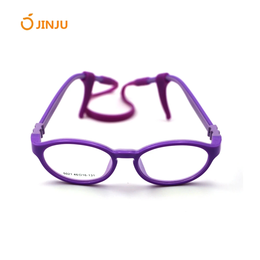 

Top selling Hinges with Changeable temples rubber Glasses BAND TR90 Kids screwless eyeglasses Child optical frame, 7 colors