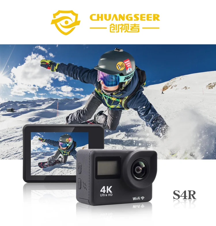 Good Quality New Waterproof 4K Wifi Action Camera For Outdoor