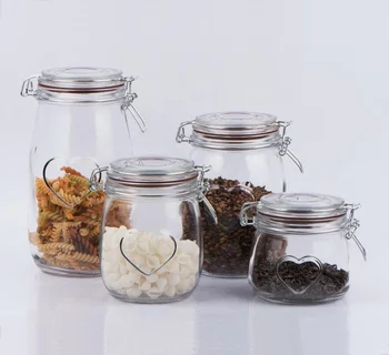 decorative glass canisters