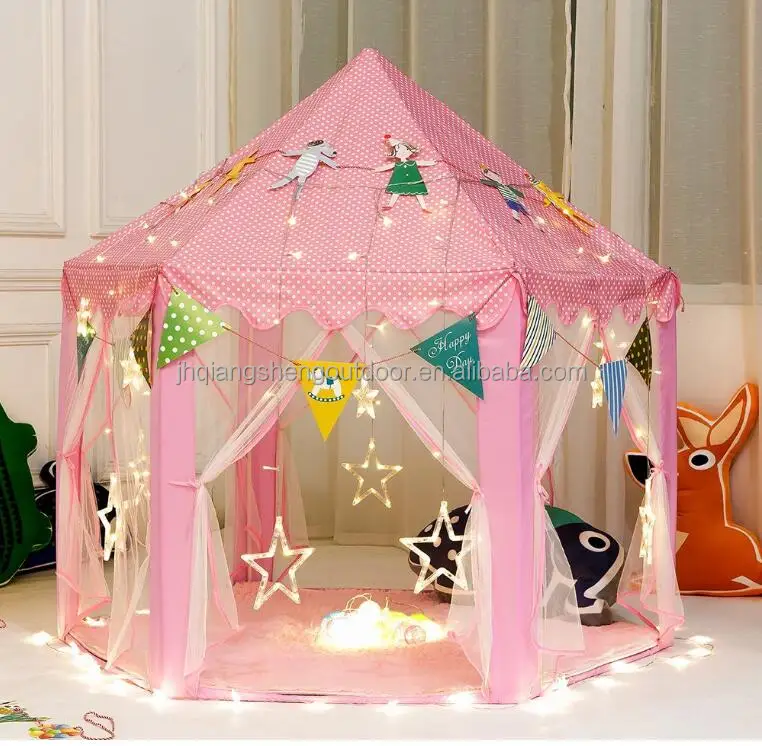 Girls Princess Play Tent Kids Children Indoor Castle Large Play Tents