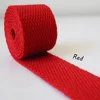 High quality multiple color 20mm soft polyester cotton fabric strap