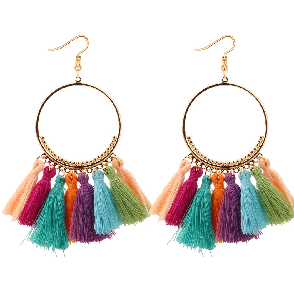 

Fashion tassel earrings online shop china online store wholesales SJ -0215, Colorful