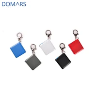 

Promotional Gift Emergency Small Size Rechargeable Mini Powerbank Keychain Portable Power Bank 1200mAh With Built-in USB Cable