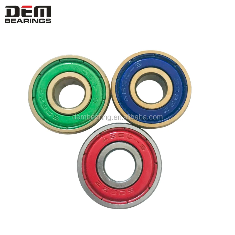 High Speed Custom Skateboard Bearings 608 Inline Skate Wheel Bearings