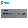HD 4K*2K 5 port HDMI Splitter Audio & Video Switch 3x2