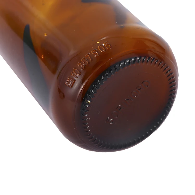 300ml Malaysia Amber Round Glass Beer Bottle Buy Amber Glass Bottle