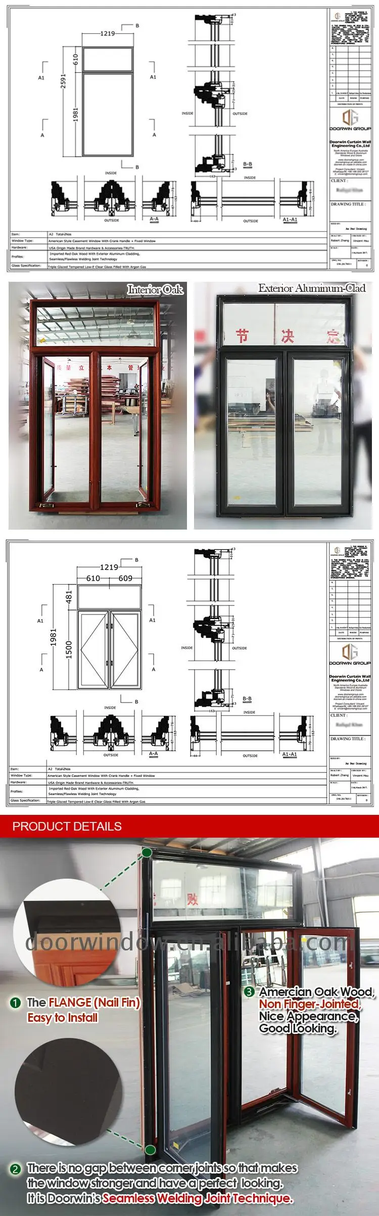 New design used wood frame windows for sale types of casement aluminium window frames