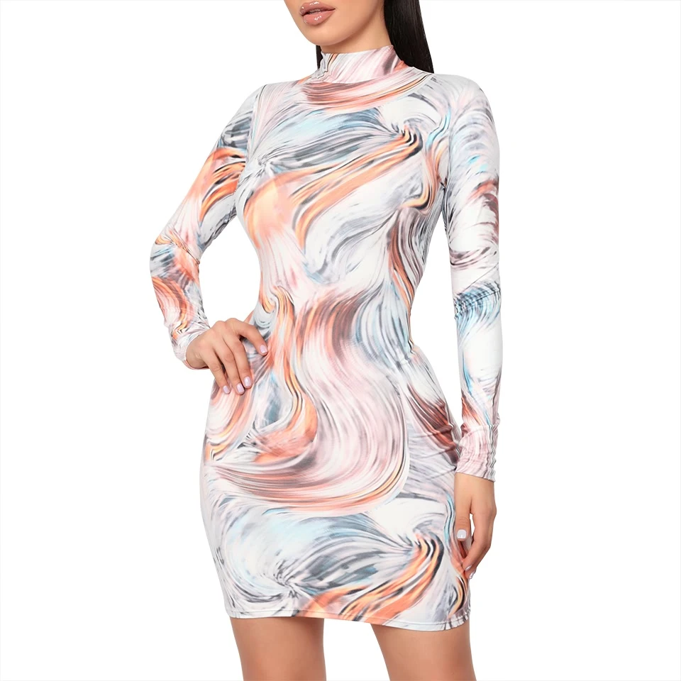 

8031 Casual Bodycon Slim Mini Party Sexy Dresses Elegant Knitted Sleeveless women clothing dress