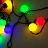Multicolor G45 golf ball garland string light for outdoor use 100-230v