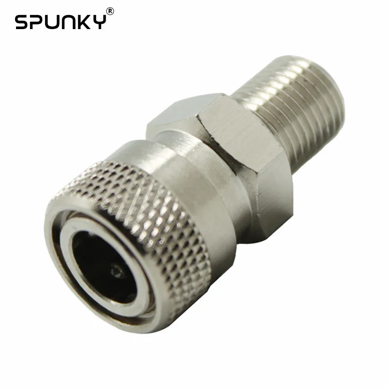 Female Quick Disconnect 1/8NPT Set CO2 HPA Compressed Air Fill Adapter Male 