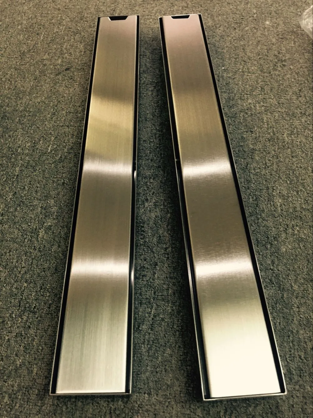 6001500mm Brushed Shower Drain Channel Buy Brushed Shower Drain