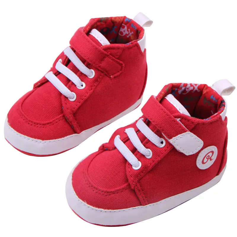 
Wholesale Fashion Low Ankle Slip on Cheap Soft Canvas Baby Shoes 
