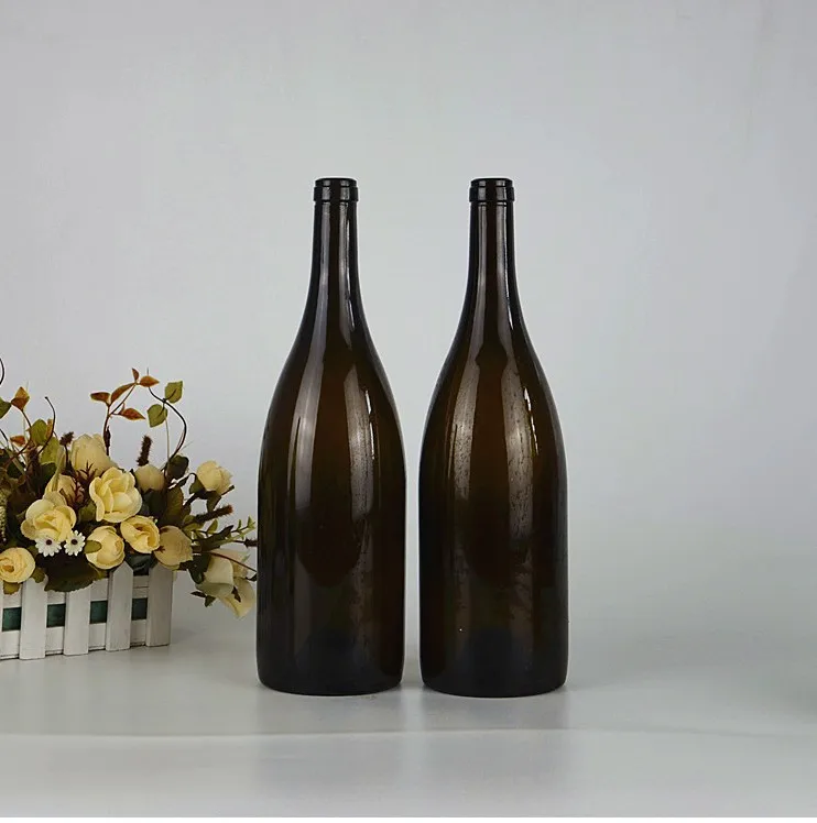 750ml Amber Glass Wine/spirit Bottles Buy Glass Wine Bottles,Glass