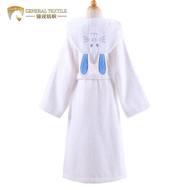 

Wholesale Cheap High Quality Soft Hooded Terry Kids Bathrobe