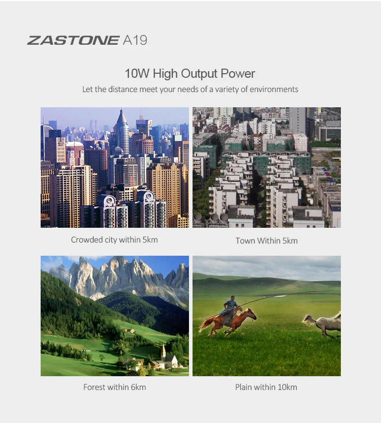 zastone A19 walky talky