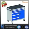 RYWL Anti-skip Pads Desktop Steel Rolling Farbrication Work Table with Drawers