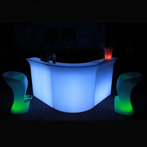 
Light up furniture led carved bar counter,club decor furniture table,plastic bar counter 