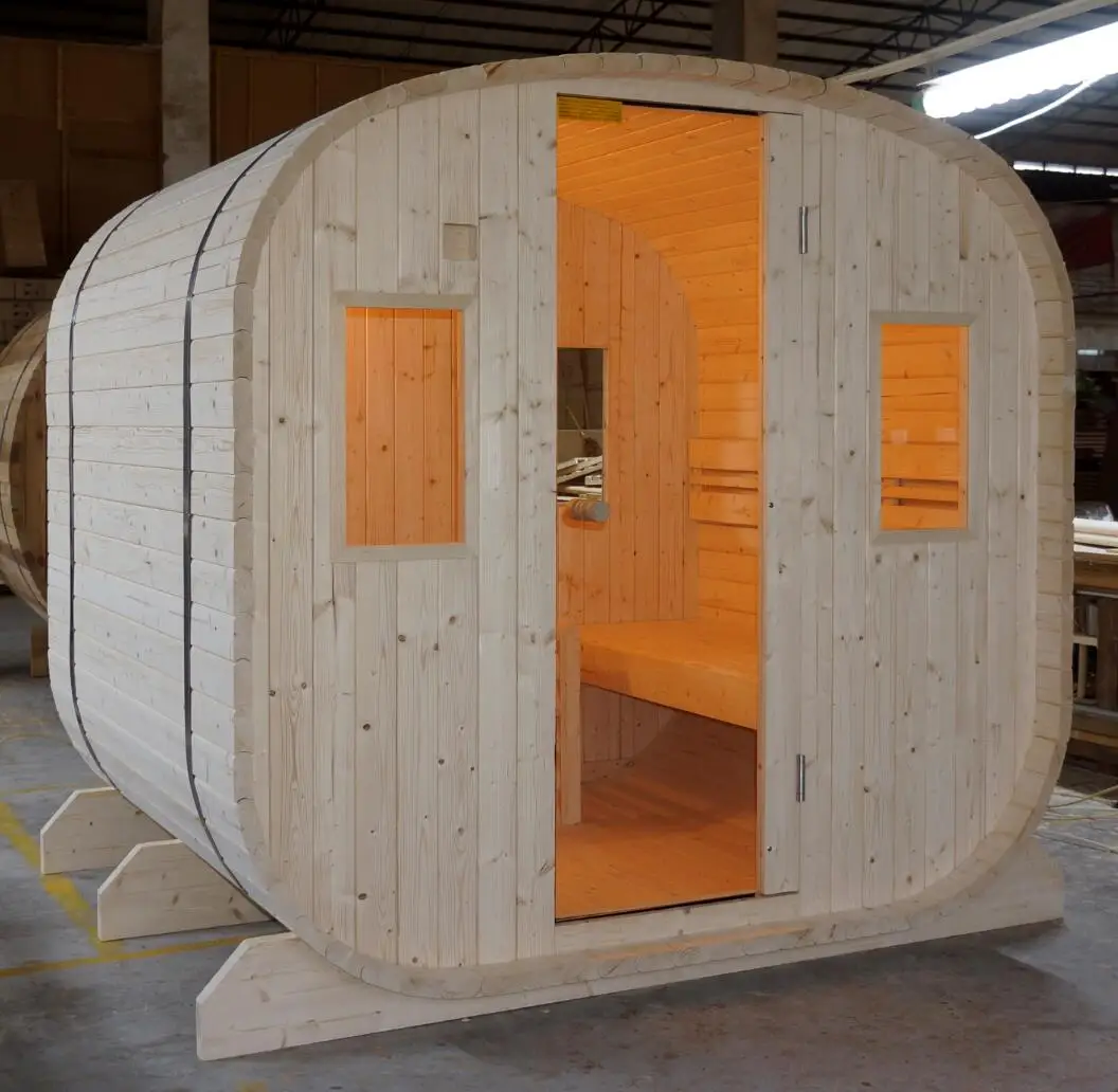 Traditional Finnish Pine Red Cedar Outdoor Barrel Sauna Buy Barrel Sauna Traditional Outdoor Barrel Sauna Finnish Pine Red Cedar Barrel Sauna Product On Alibaba Com