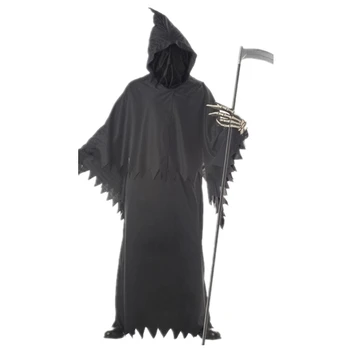 Halloween Cosplay Costumes Horrible Black Ghost Costumes Goast Robe ...
