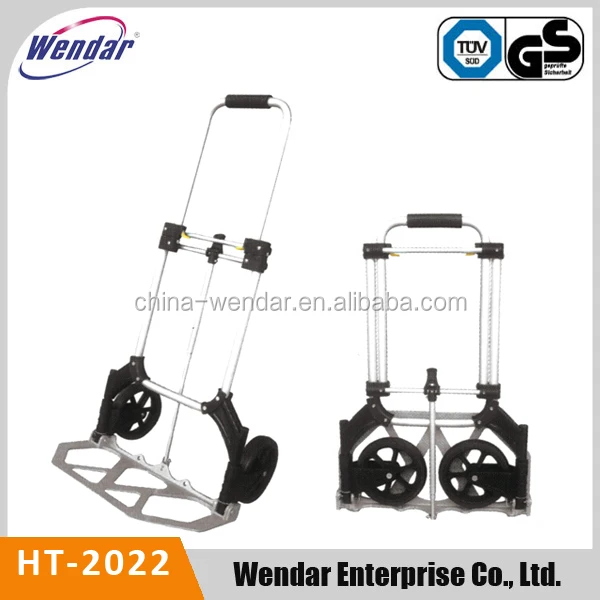 
Aluminium hand truck 70kgs load capacity hand folding trolley 