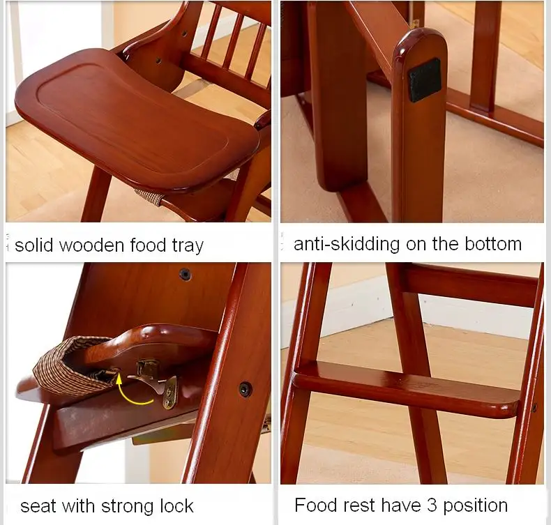 Antique Wood Baby High Chair With Rotated Table Buy Baby High Chair Wood Baby High Chair High Chair Product On Alibaba Com