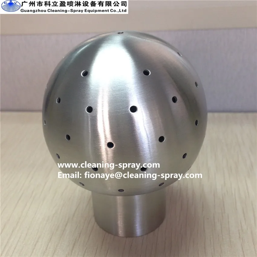 Used in beverage industry, fixed spray ball