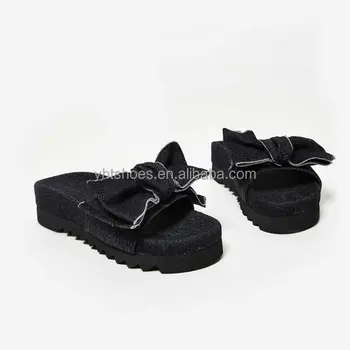 slippers for women black