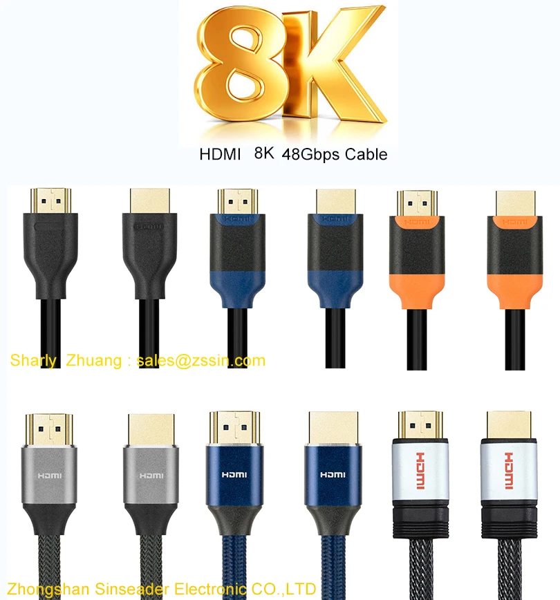8k 48gbps 60hz Resolution Backward Compatible With 4k With Dynamic Hdr