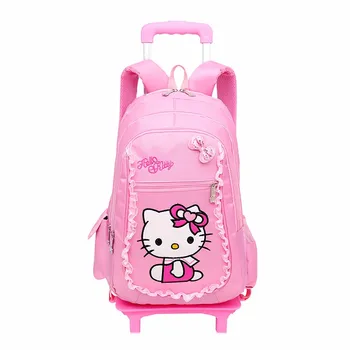 hello kitty trolley bag for school