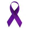 Hot Sale Customized purple satin ribbon awareness