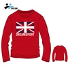 Customized patterns dry fit long sleeve golf/sports/work t shirt
