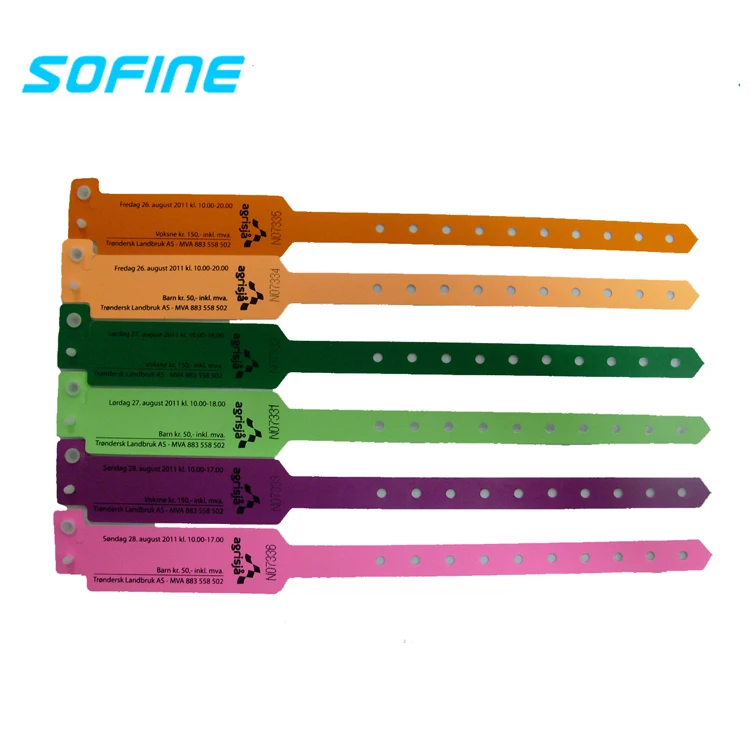 tyvek barcode wristbands