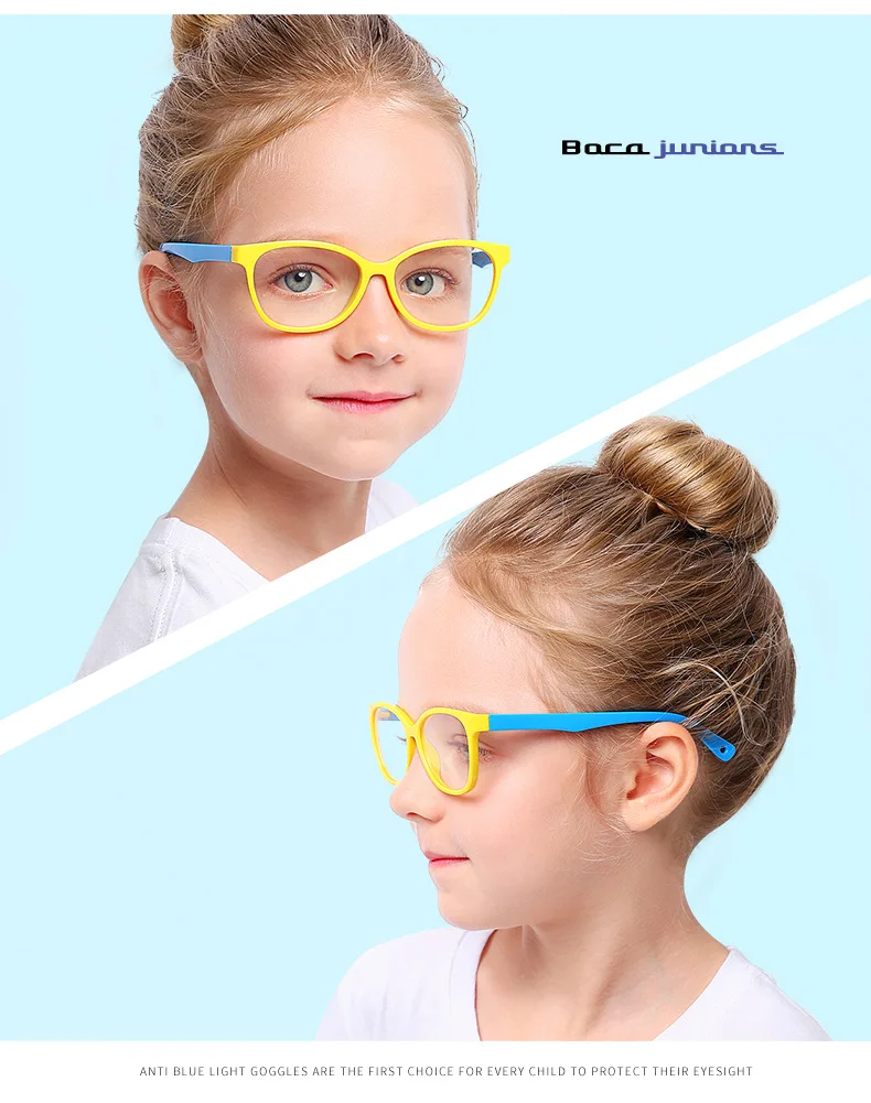 2020 Mode Jungen Mädchen Tr90 Brillen Kinder Anti 2020 Mode Jungen Mädchen Tr90 Brillen Kinder Anti