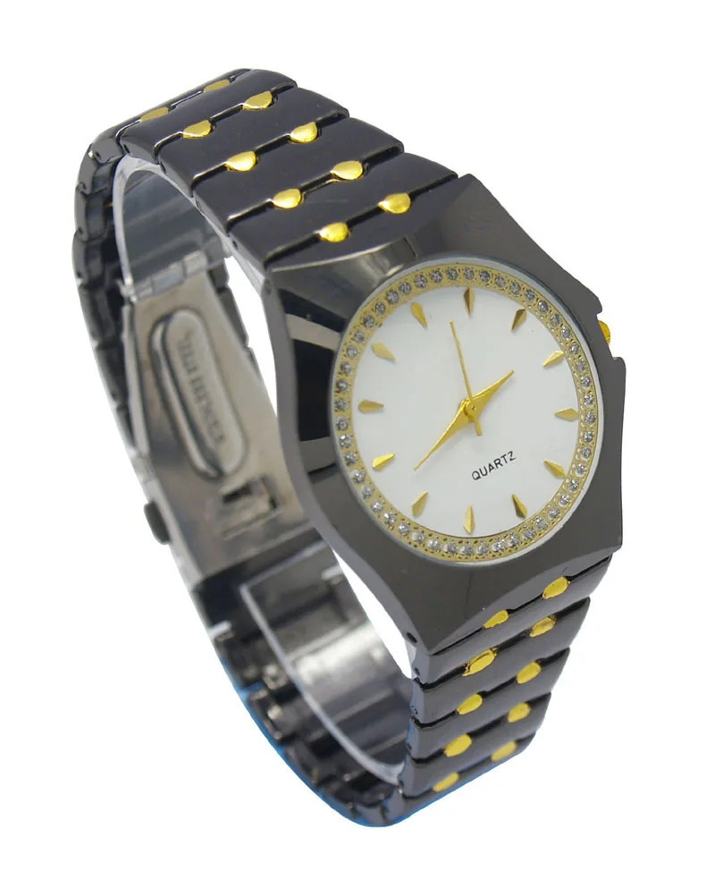 tungsten diamond watch