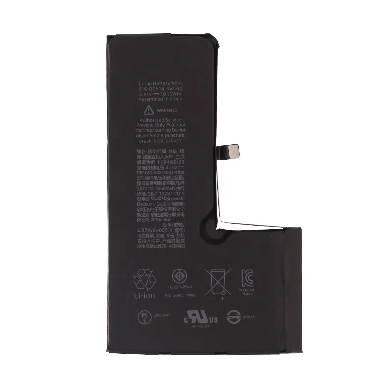 

Full Capacity Mobile Phone Battery for iPhone Xs , For iPhone Xs Battery