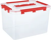 

2019 new Snap Lock Airtight 56-Cup Rectangular plastic Storage box 14 Liter Plastic Food Storage Containers with Locking Lids
