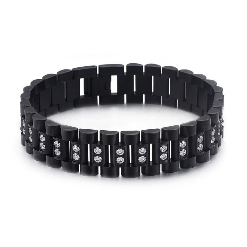 KALEN Steel Tungsten Bracelets Gold/Black