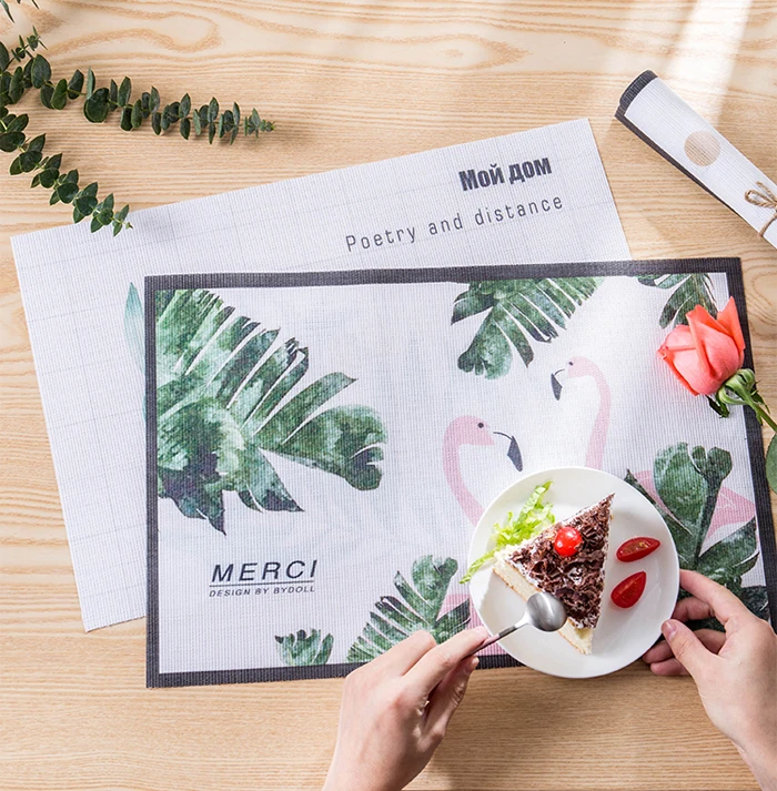 Restaurant Paper Table Placemat High Quality Pvc Placemat For Sale