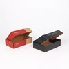 HJX013 logo custom recycled black cardboard postage box