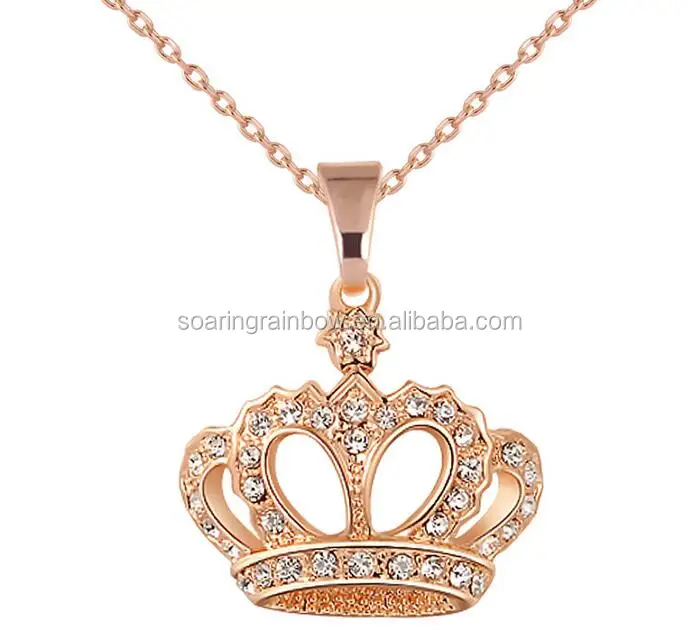 princess crown necklace
