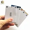 Aluminium credit card holder branded rfid blocking card sleeve