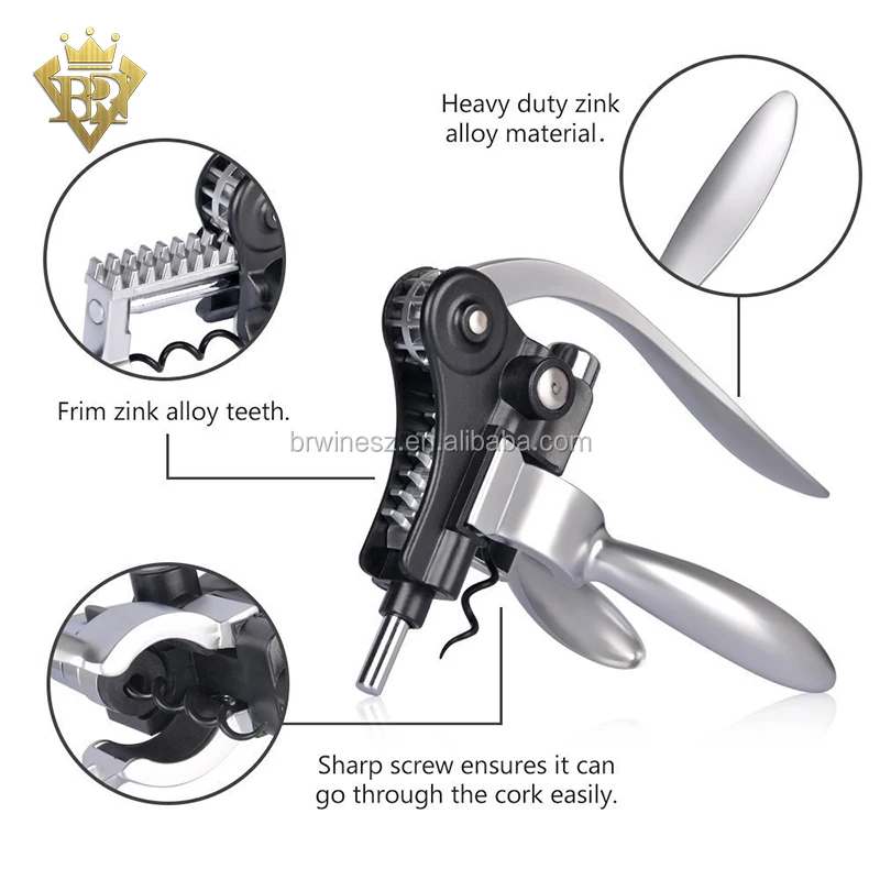 Luxury Leverpull And Durable Metal Parts Rabbit Lever Screwpull Wine