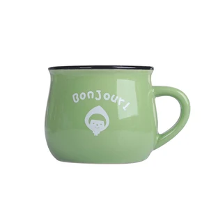 Ceramic Breakfast Cup Wholesale Mark Cup Customized Logo Coffee Cup Factory Direct Selling